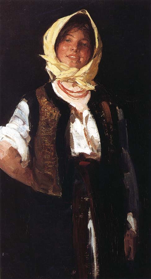 Cheerful young Peasant